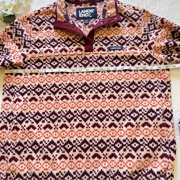 Lands' End Heritage Quarter-Snap
Fleece Pullover- Large - Picture 3 of 10